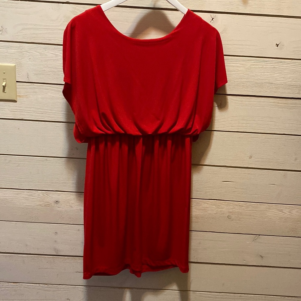 Ladies red dress